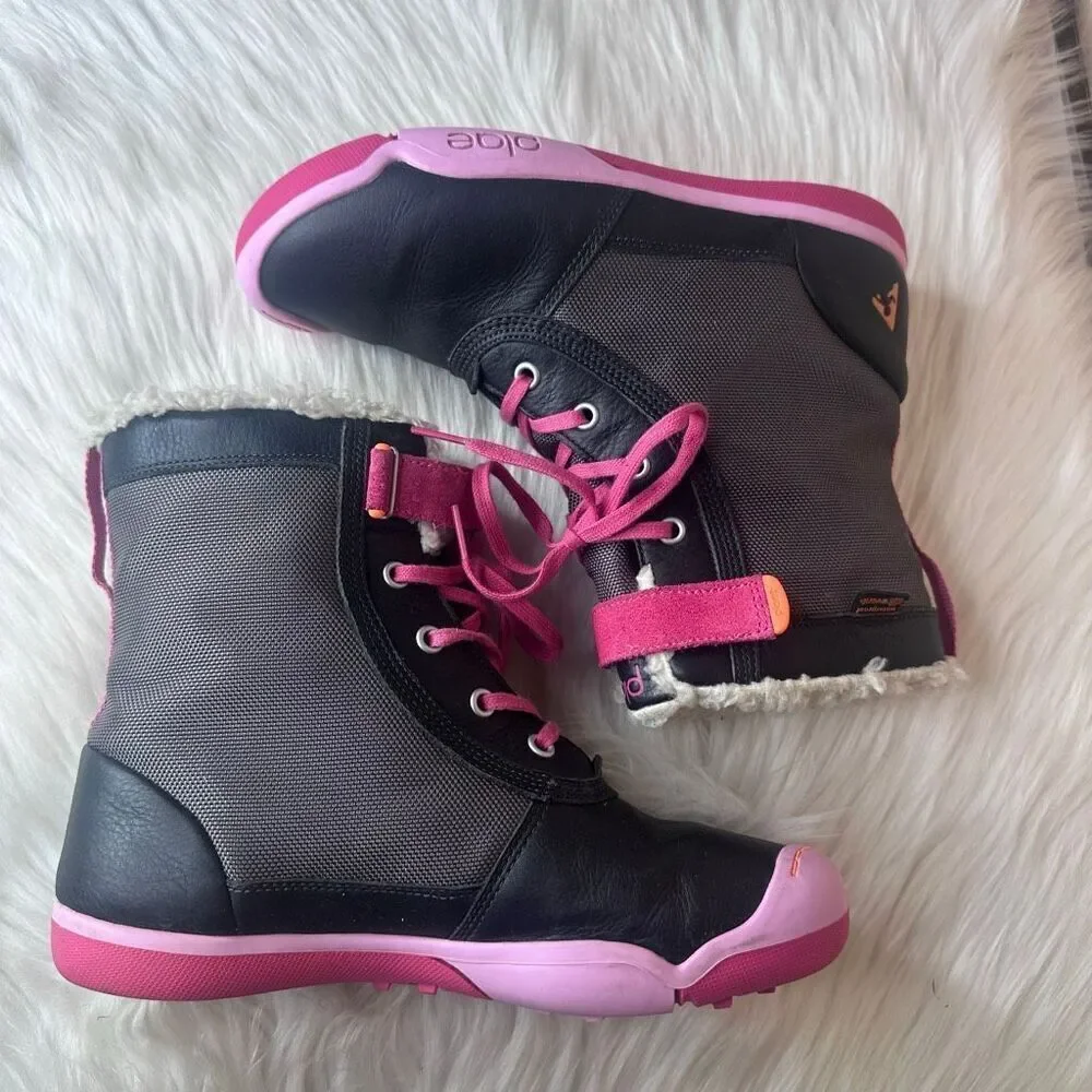 Plae Noel Waterproof Boot Big Kid Size 4.5